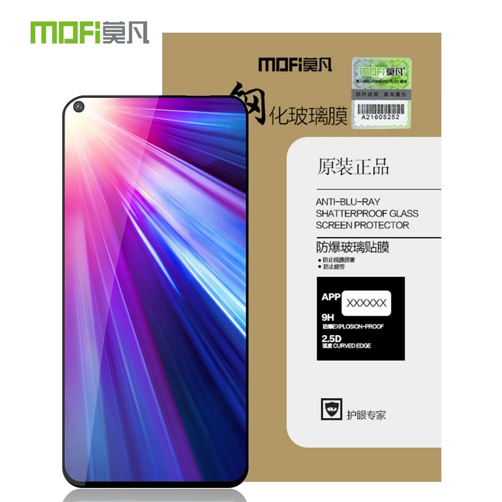 Защита для экрана Honor View 20 закаленное стекло 2.5D 9H полная защита жк Huawei V20 защитная