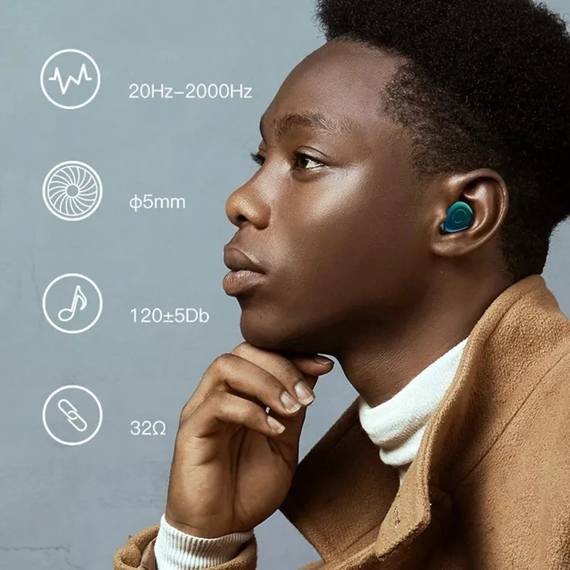 X1 TWS Graphene Bluetooth наушники HiFi стерео Автоматическое Сопряжение двусторонний вызов