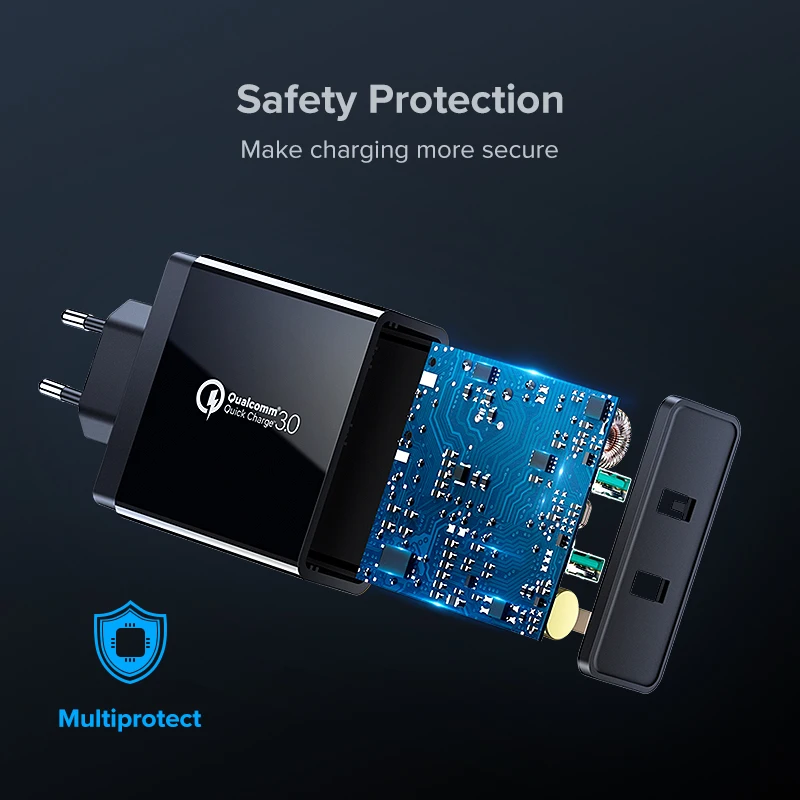 Ugreen быстрое зарядное устройство quick charge 3,0 QC 36 Вт USB зарядное устройство для iPhone QC3.0 настенное зарядное устройство для samsung s10 Xiaomi Mi 9 зарядное устройство для телефона