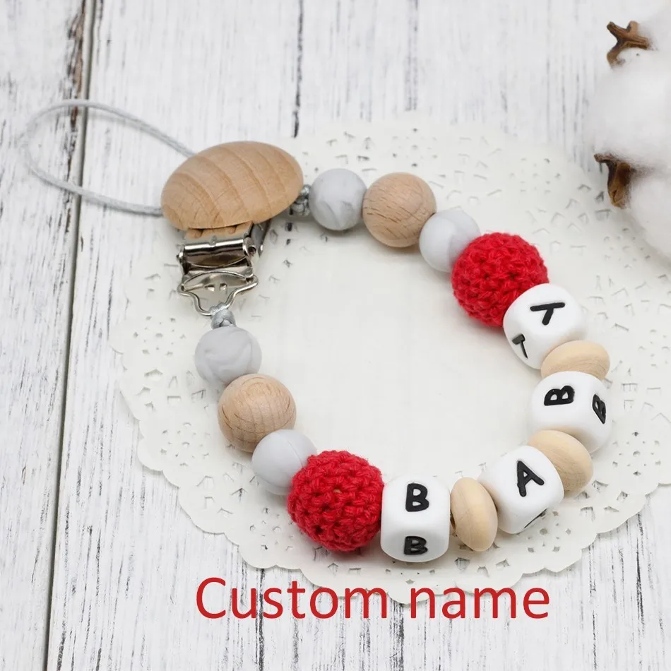 custom name Новинка, сделай сам, силиконовая, персонализированная, с именем, Детская соска, зажимы, забавная соска, держатель с фиксатором, для детского душа, подарок, BPA, бесплатные игрушки - Цвет: custom name