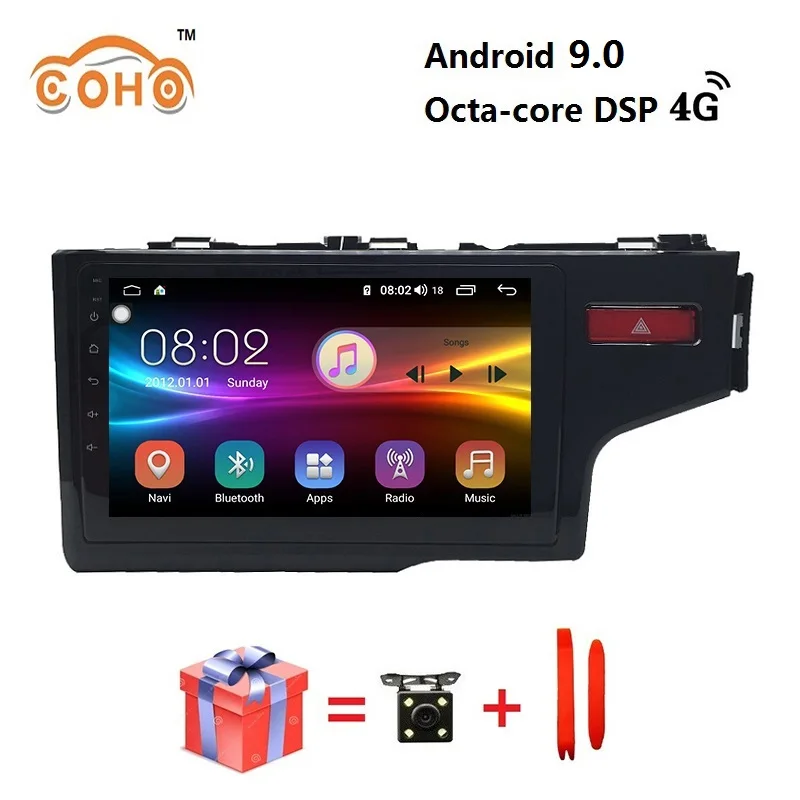 Android 9,0 8-core, 4 ГБ/64G navigatie авто радио android 1 din Carplay для Honda FIT/jazz RHD