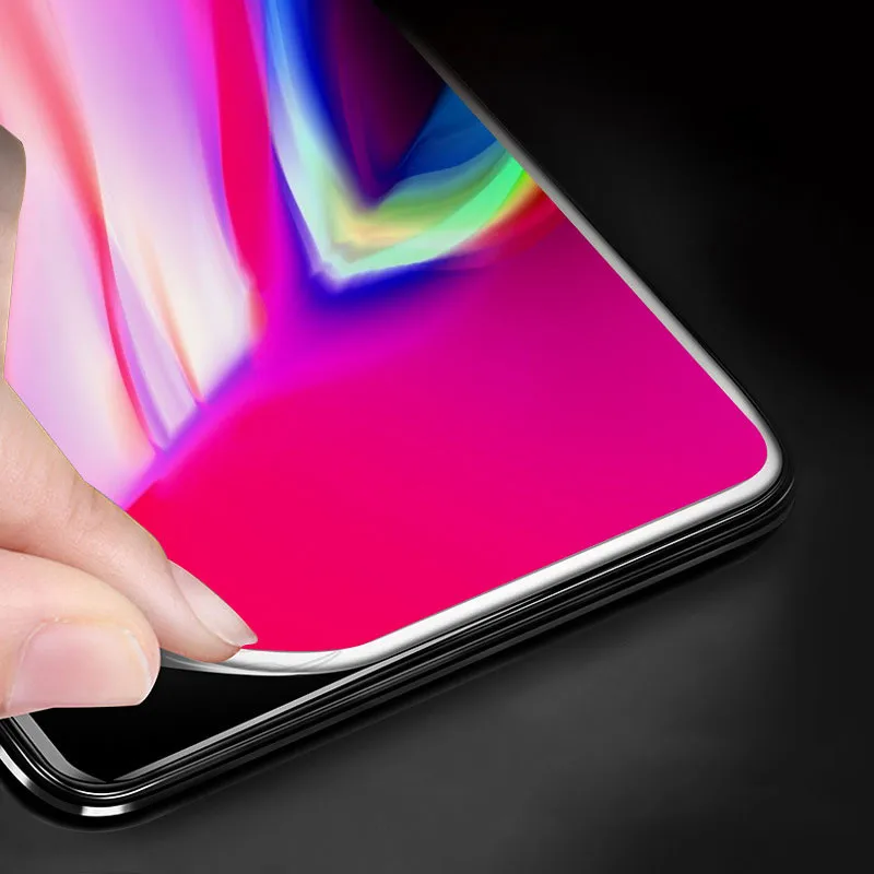 5D гибкое стекло для iPhone Xs Max Xr Защитная пленка экрана с полным покрытием HD