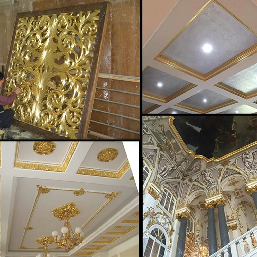 10 цветов, 1000 шт, 9x9 см, сделай сам, крафт-бумага для творчества, имитация медных листьев, листы, бумага из фольги, позолота, ремесло, украшение