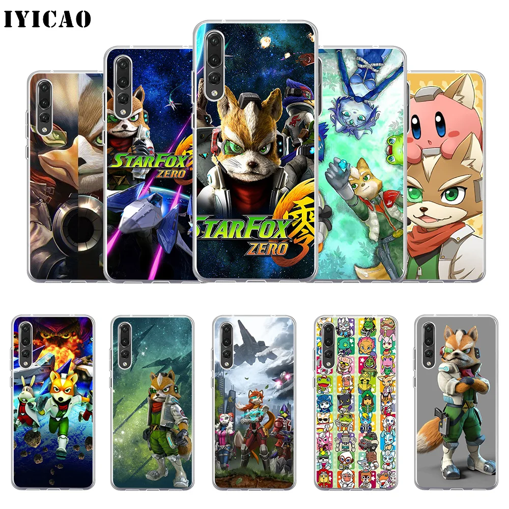 Мягкий силиконовый чехол для телефона IYICAO star fox Huawei P30 P20 Pro P10 P9 P8 Lite P Smart TPU |