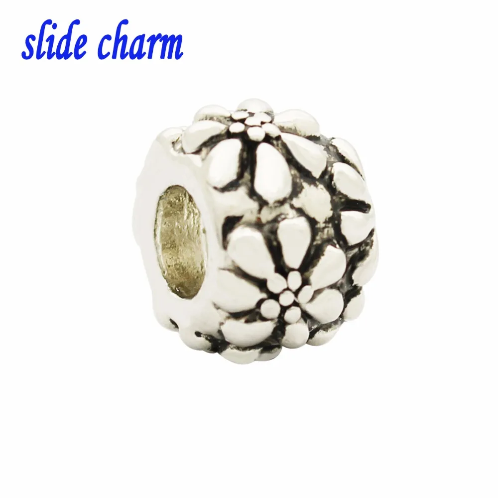 Шарм подвеска Маргаритка с гравировкой|fit pandora bracelet|beads fit pandorabeads |