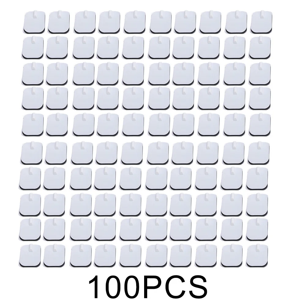 100pcs set 3 50/100 шт электроды для миостимулятор физиотерапевтическая Машина Патчи для похудения Массажер клейкие гелевые подушечки потери Вес - Цвет: 100pcs set 3