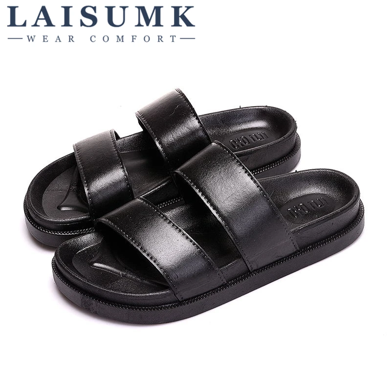 Пляжные тапочки LAISUMK для женщин ПВХ массажные резиновые унисекс модные прогулок