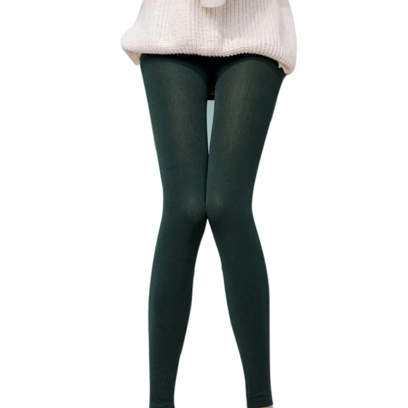 9 цветов зимние женские спортивные Леггинсы для девочек яркие облегающие плотные