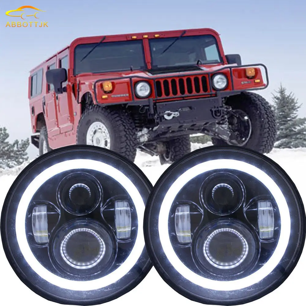 7 &quotсветодиодный фары черный для Chevy грузовик 1947 1957/1962 1972 H6024 светодиодный фар