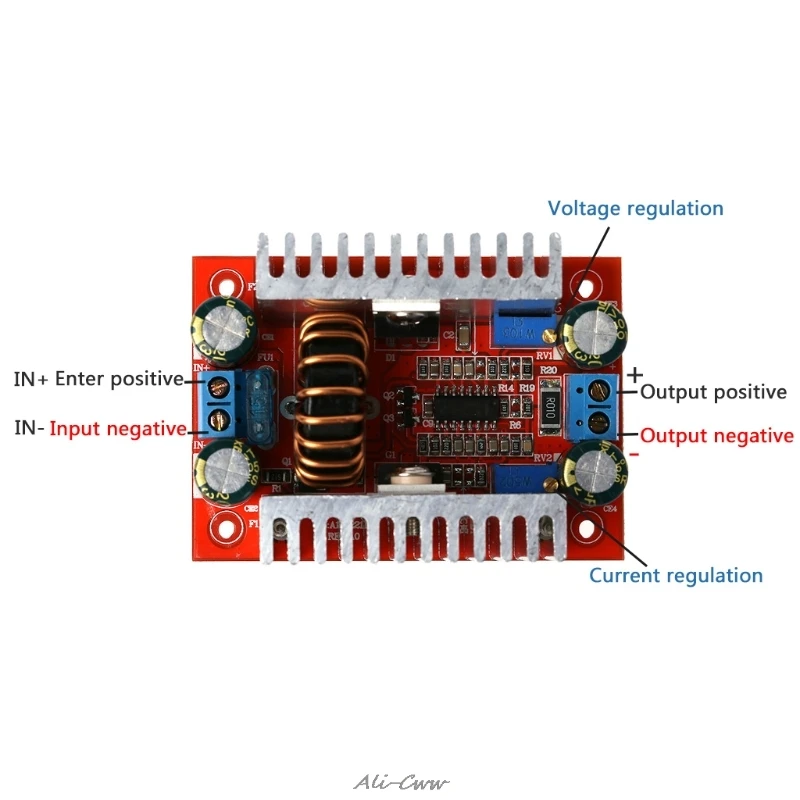 400W DC-DC повышающий преобразователь постоянного тока в переменный ток Питание Модуль светодиодный драйвер Step up Напряжение модуль
