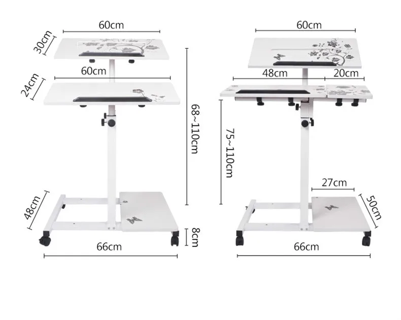 Ленивый настольный компьютерный стол прикроватный столик 5 видов цветов