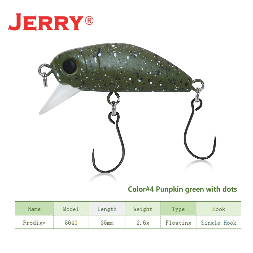 GW pumpkin green Jerry 35 мм 2,6 г спиннинг медленно тонущиеся воблеры кренкбейт Форель Приманка для окуня пресноводный камень рыболовное снасти Оборудование - Цвет: GW pumpkin green