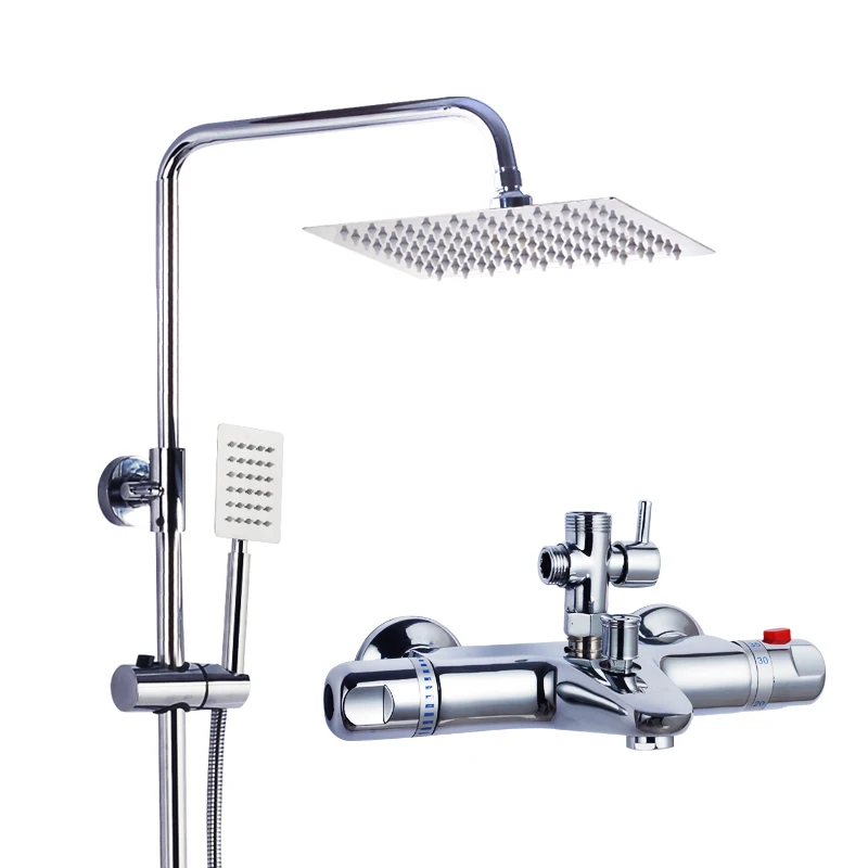 Бесплатная доставка смесители для ванны душевой Термостатический Смеситель