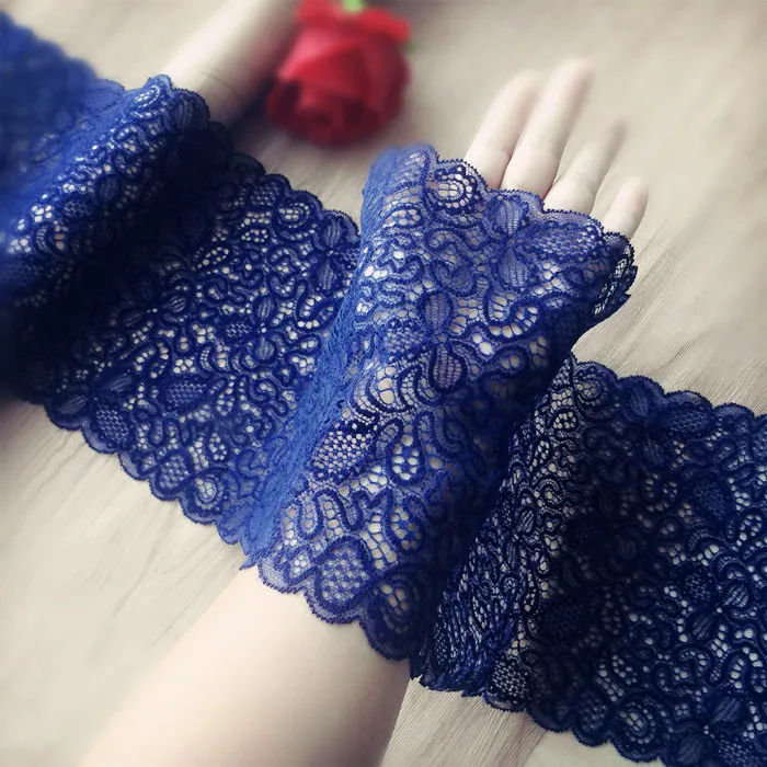 3 метра Royalblue эластичная кружевная отделка для DIY аксессуары пошива одежды