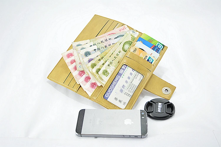 Длинный кошелек Феи Серафима виновная корона мультяшный кожаный из