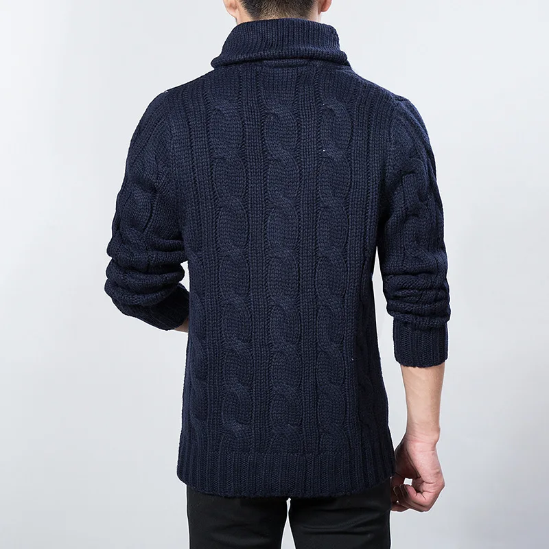 

Fashion men keep warm Hot New age season leisure men's sweater coat Knitting cardigan lapel big yards