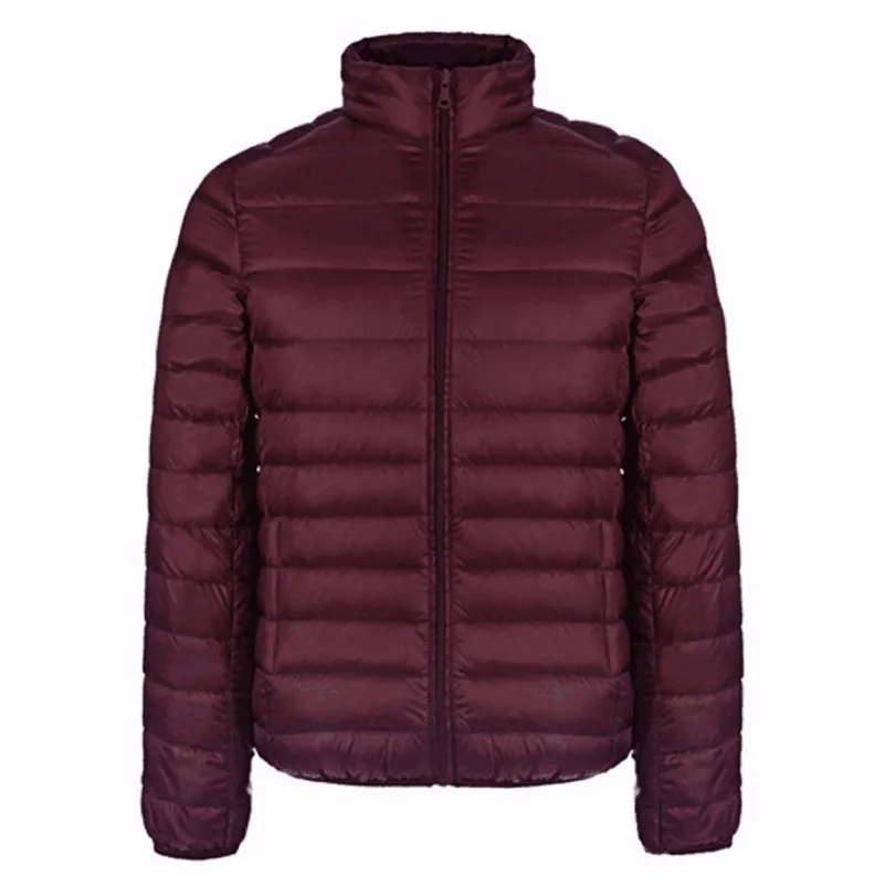 пуховик Осень Зимняя Куртка Мужчины 2016 Новый Отдых Пальто Тонкий 90% Утка Вниз