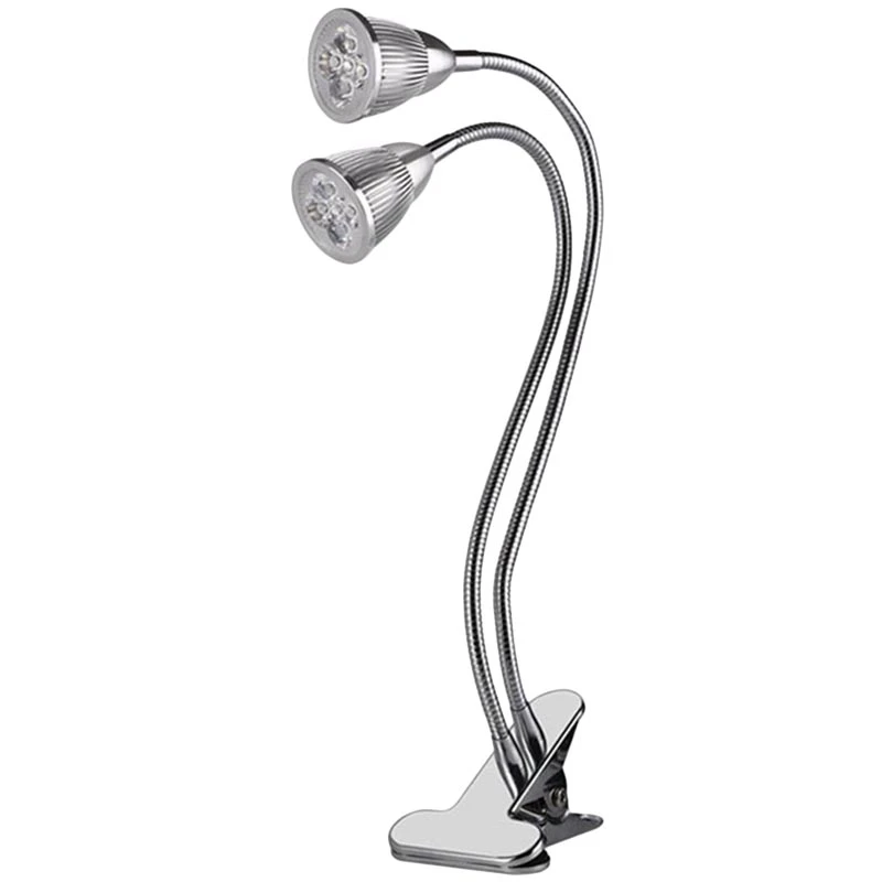 Полный спектр 10 Вт Led Grow Light 360 градусов гибкий держатель лампы клип Светодиодная