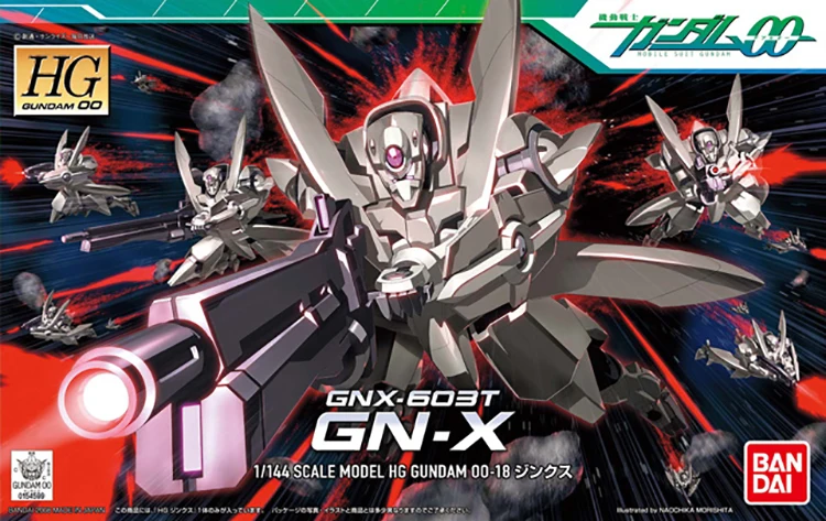 Bandai Gundam 54599 00 HG 1/144 GNX-603T GN-X мобильный костюм набор моделей Аниме Фигурки игрушки
