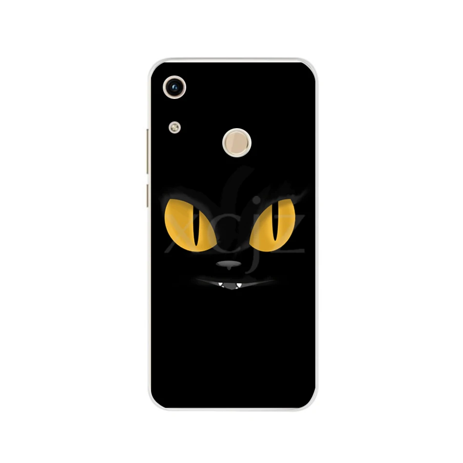 Темно-красный Для huawei Honor 8A чехол 6,09 Мягкий ТПУ силиконовый бампер на Honor 8A чехол s для huawei Honor 8A JAT-LX1 чехол для телефона задняя крышка - Цвет: Темно-красный