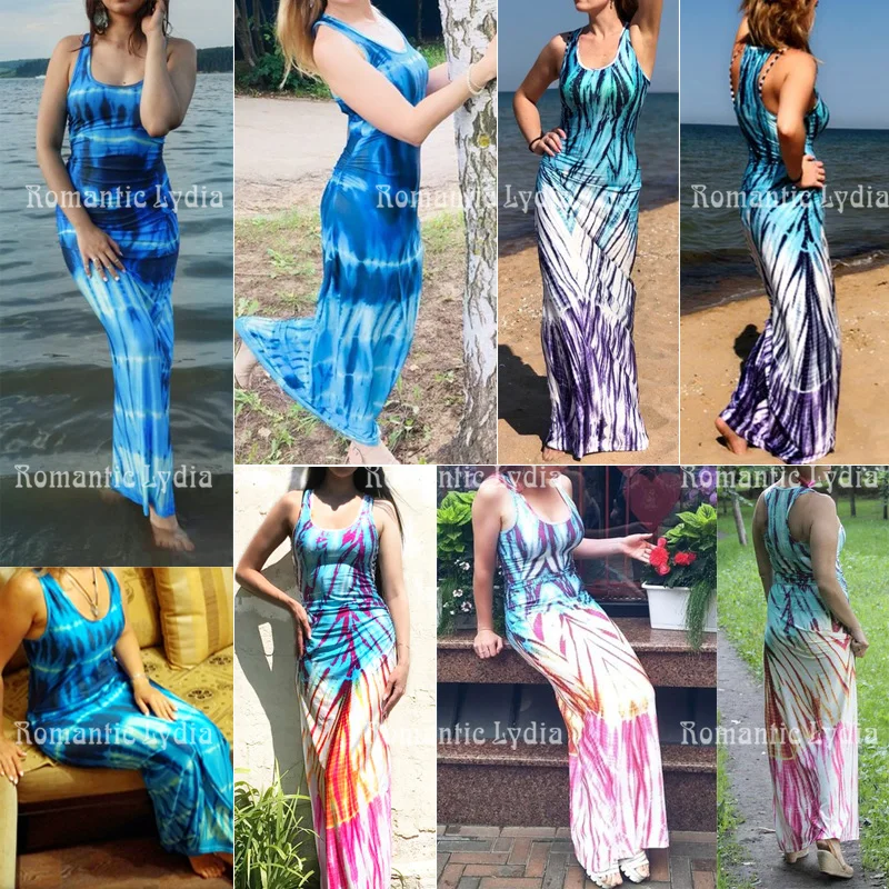 Женское платье макси в стиле бохо Длинное Элегантное облегающее с открытыми