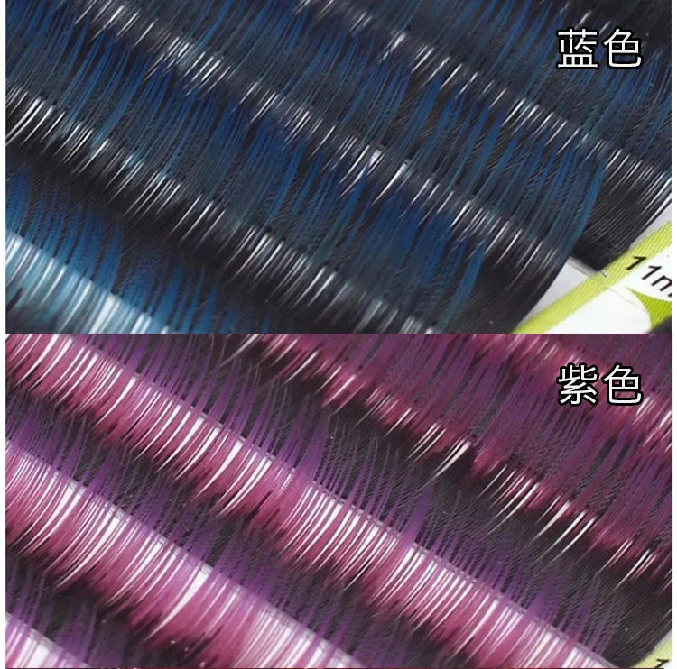 Разноцветные накладные ресницы Индивидуальные смешанного типа длинные Цвета