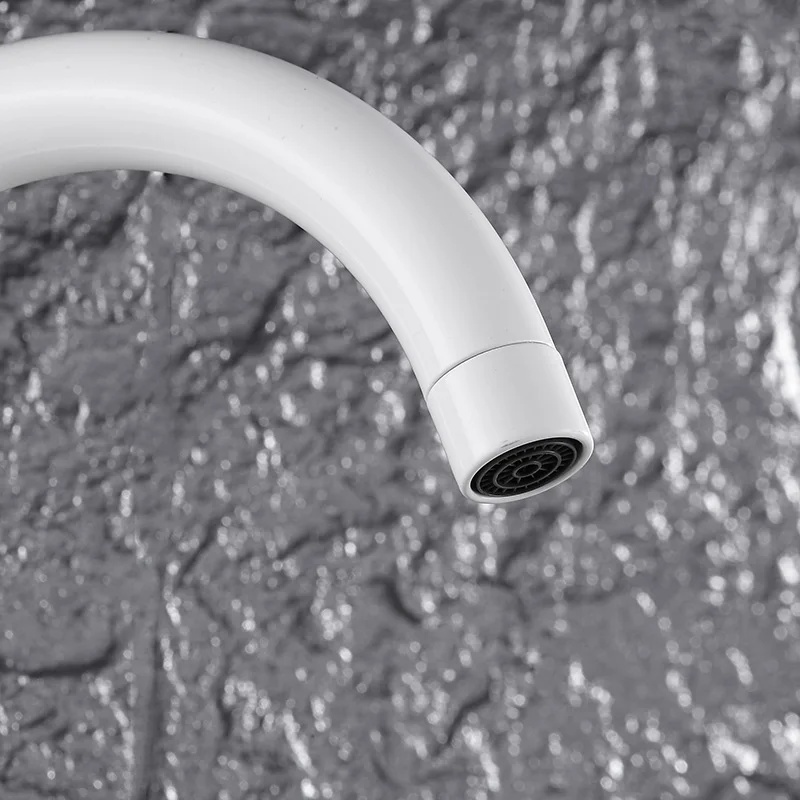 Белые европейские Роскошные пасторальные Смесители для ванной медные краны