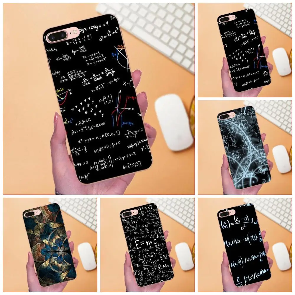 Мягкий силиконовый чехол из ТПУ для телефона Mathematics E = mc2 элегантный Huawei P8 P9 P10 P20 P30