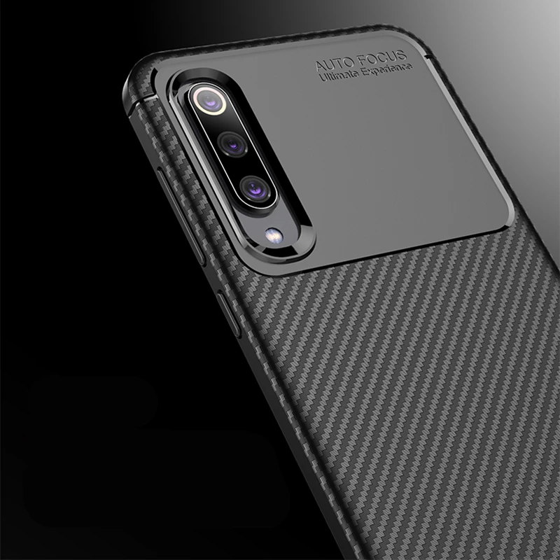 Чехол из углеродного волокна для Xiaomi Mi 9 SE Mi9 Mi9SE роскошный тонкий прочный защитный