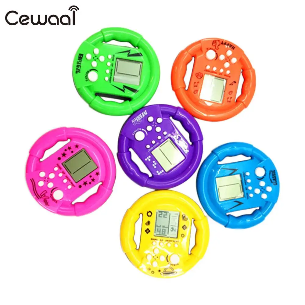 Мини Classic Handheld игры Рулевое колесо тетрис игровой консоли электронный детский