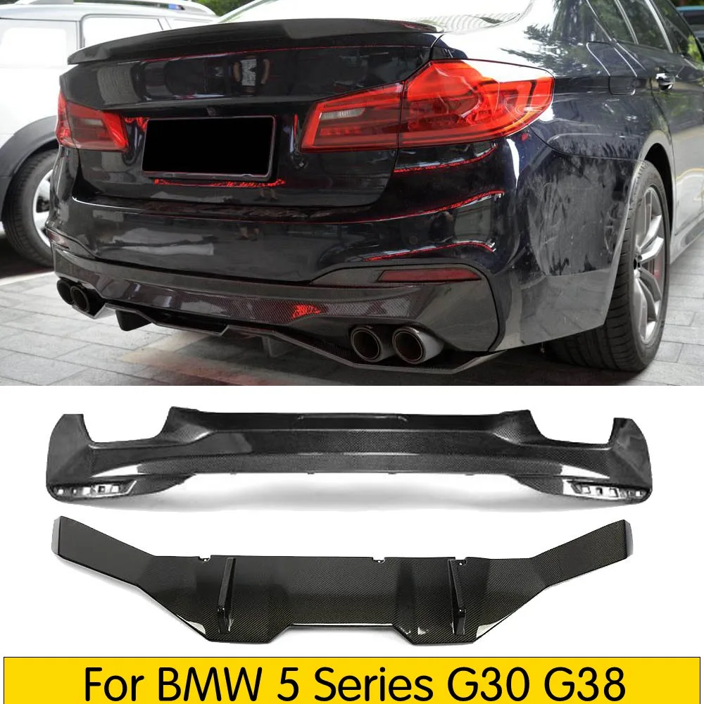 Для G30 задняя Губка из углеродного волокна автомобильный Стайлинг MP стиль бампер