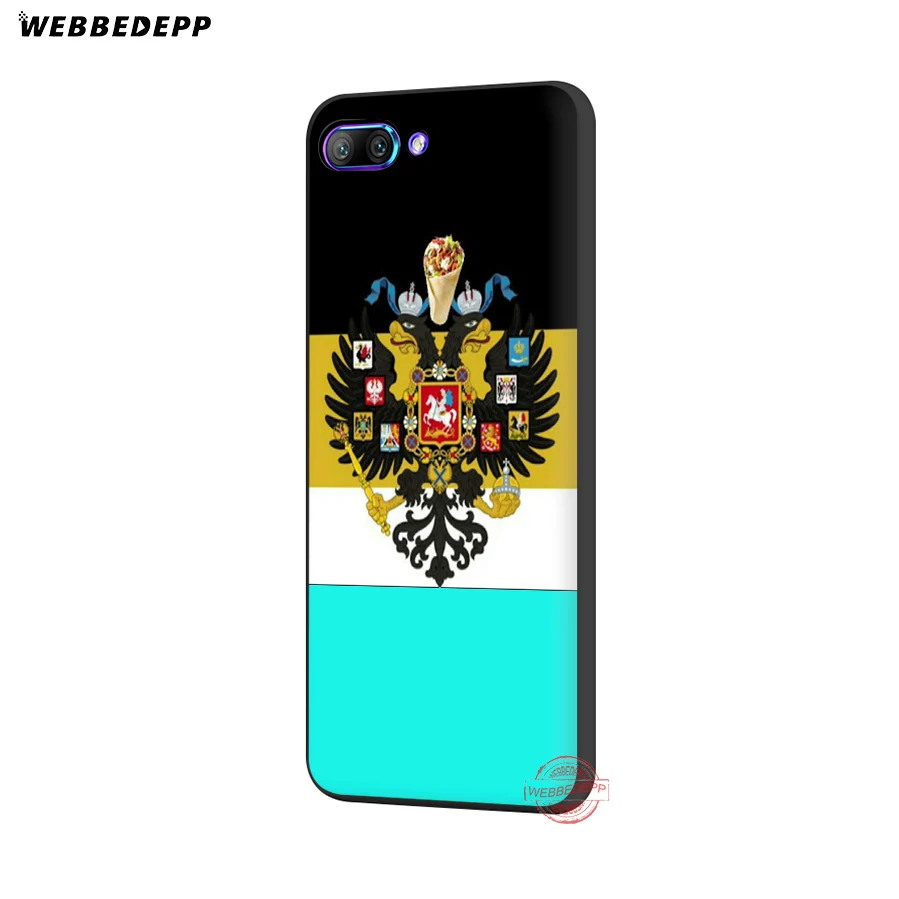 WEBBEDEPP мягкий чехол с российским флагом и гербом для Honor 20 10 9 9X 8 Lite 8C 8X 7X 7C 7A 3 ГБ 6A Pro