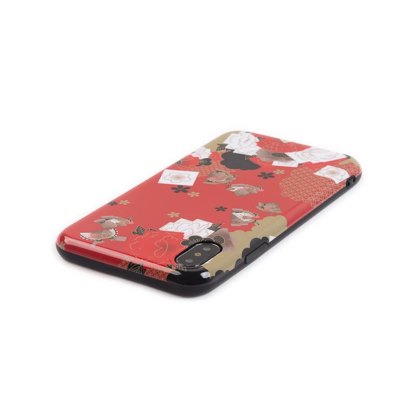 Силиконовый чехол для пары iPhone X XR XS 6 6S 7 8 Plus японские чехлы телефонов с рисунком