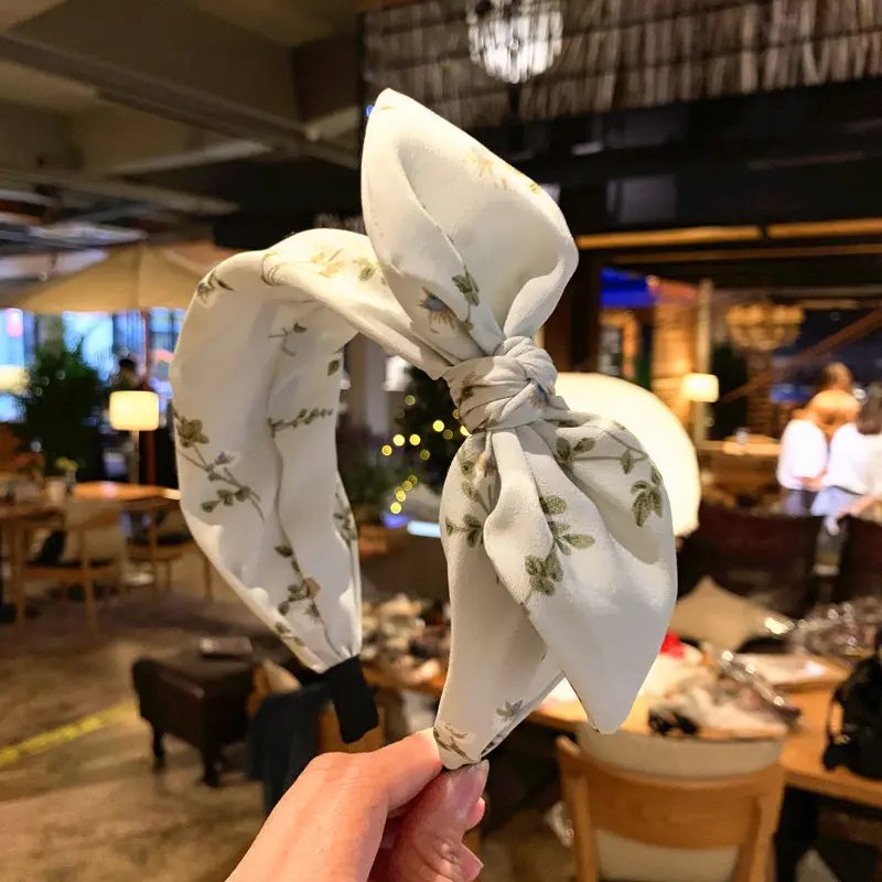 Новые аксессуары для волос женский цветочный ободок с узлом милый волос| |