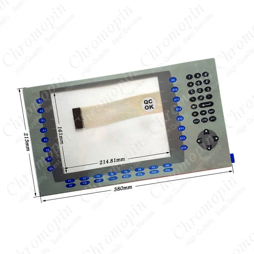 Мембранный переключатель клавиатуры для AB 2711P-K10C15D6 2711P-K10C15D7 PanelView Plus 1000 мембранная