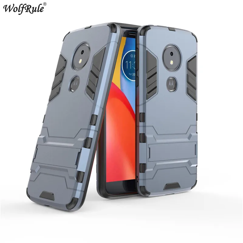 Чехол для Motorola Moto G6 Play чехол из ТПУ и поликарбоната с держателем бампер защитный