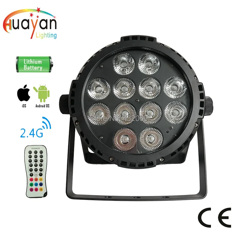Уличные светодиодные светильники ночного клуба 64 батареи 12x12 Вт dmx uplighting