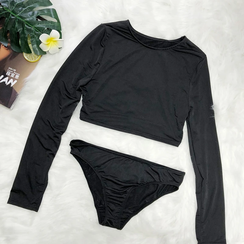 Diwish комплект бикини из двух предметов 2019 купальник без косточек сплошной цвет с