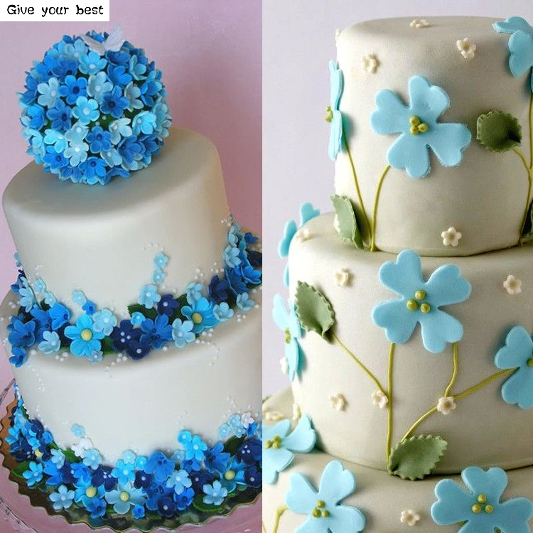 Высококачественный Цветущий маленький цветок пластиковый сахарный крафт фондан