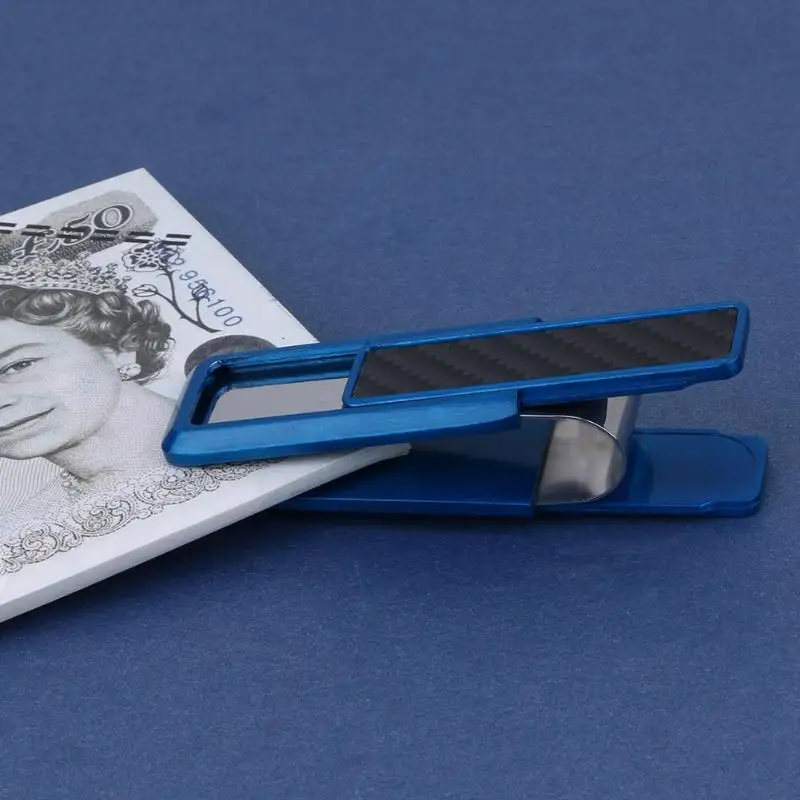 Мужской кошелек унисекс из нержавеющей стали с зажимом для денег, женский тонкий металлический зажим для денег и кредитных карт