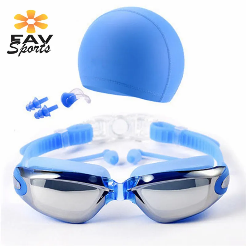3 шт./компл. плавательные очки для близорукости HD короткие с УФ защитой от тумана