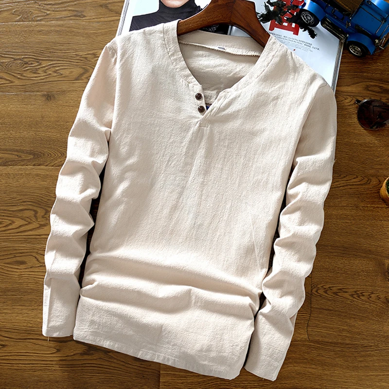 Мужская футболка оверсайз в летнем стиле Приталенная с длинным рукавом большие