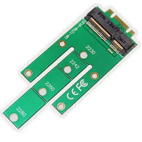 M.2 B Ключ SSD для MSATA MINI PCIE адаптер NGFF 22x30 мм 22x42 22x60 22x80 SSD|Платы расширения| |