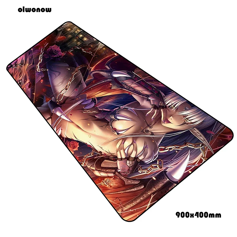 Size 900x400x3mm Сексуальный коврик для мыши 900x400x3 мм, игровой коврик для мыши с HD рисунком, большой коврик для мыши, игровой компьютерный стол, модный коврик, notbook mousemat pc - Цвет: Size 900x400x3mm