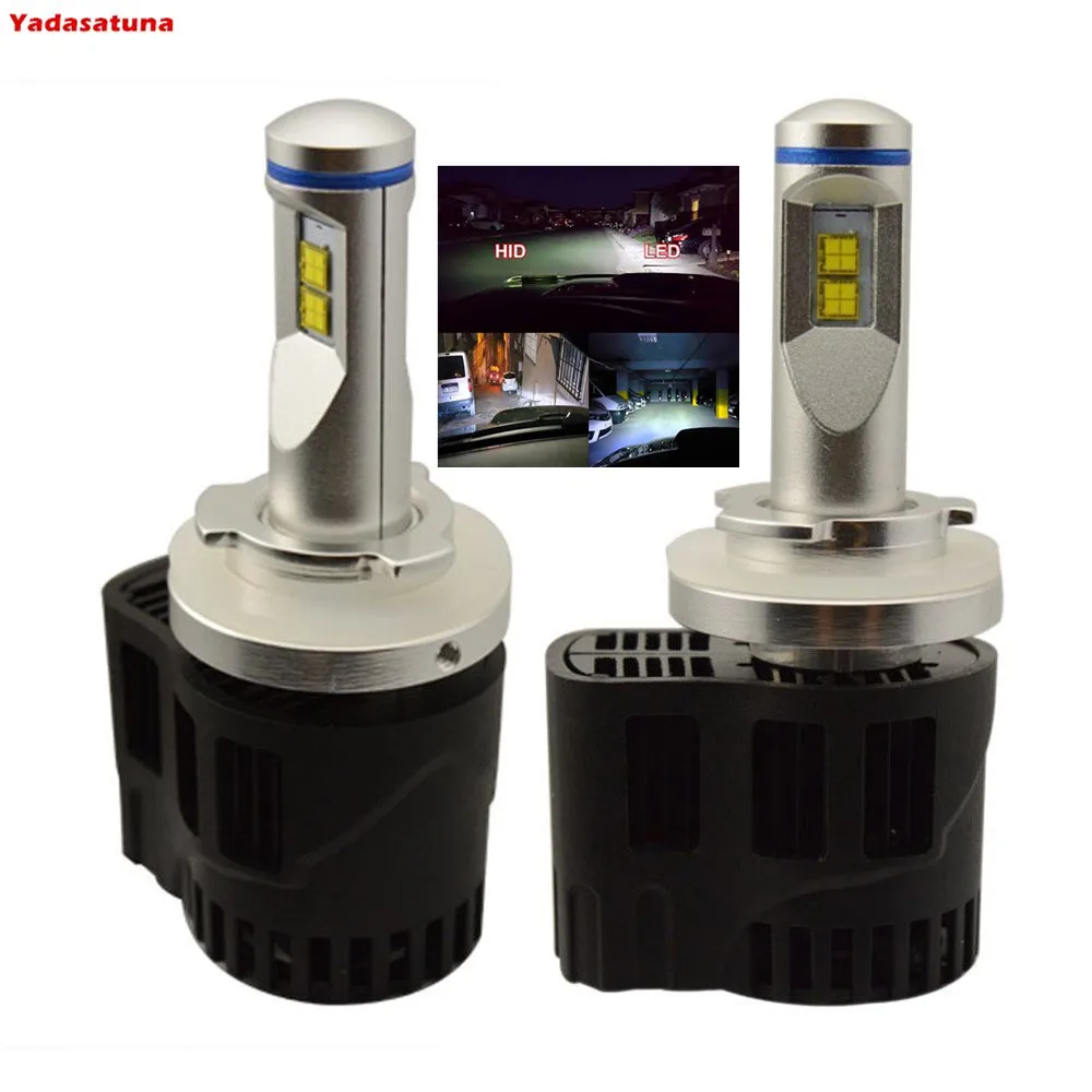 2 * суперяркие H15 высокое для ближнего и дальнего света DRL светодиодный фар Conversion Kit