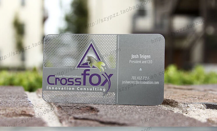 metal business cards , 100pcs a lot  Deluxe Metal Business Card Vip Cards,die-cut,Double-side  NO.3000