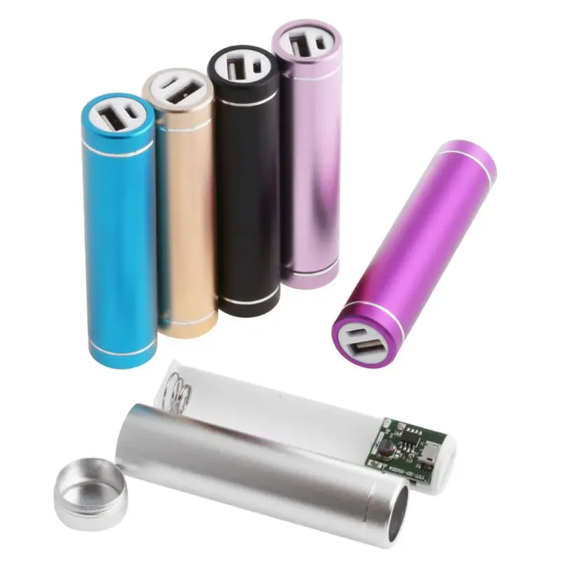 1 шт. металлический 5 В USB чехол для портативного зарядного устройства 1x18650 Коробка