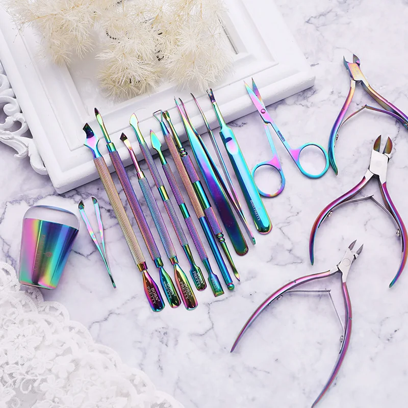 От BORN PRETTY 1 предмет ногтей для маникюра щипчики ножницы кутикулы резак смешанные