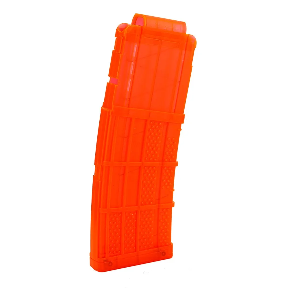 Новинка, 15 зажимов для перезарядки, для журналов Nerf, круглые дротики, сменный игрушечный пистолет, мягкая пуля, зажим для Nerf Blaster arma de brinquedo - Цвет: 15 Reload Clip A