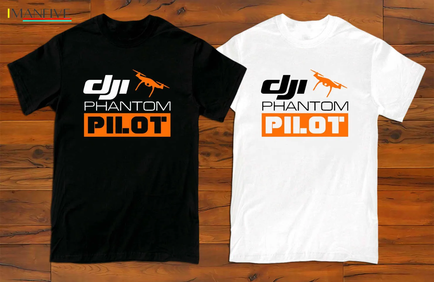 DJI PHANTOM PILOT 1side Black and White T-shirt (XS-3XL) Cool Casual t shirt men Unisex New Fashion tshirt Loose Size | Мужская одежда